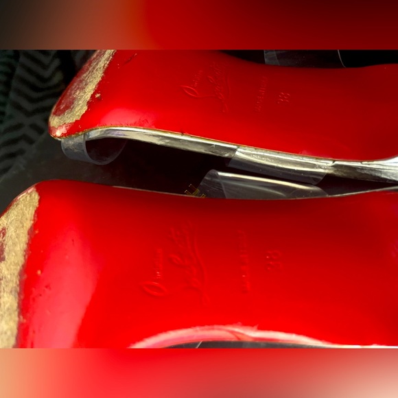 Authentic Christian Louboutin Clear Strap Heels - Picture 9 of 17